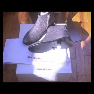 Sies Marjan Glitter Ankle Boots